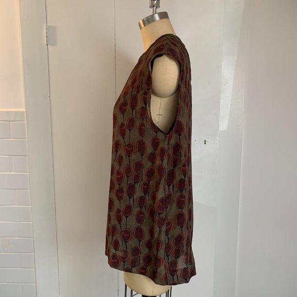 Otto d'Ame Floral Print Sleeveless Top, - Picture 3 of 4